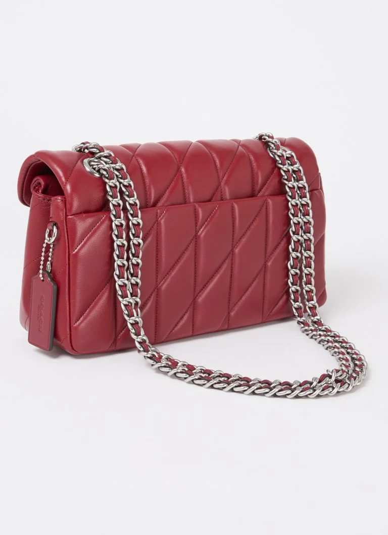 Coach The Tabby leather shoulder bag with quilt pattern