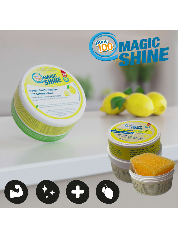 Pure100 Pure 100 Multi-Oberflächenreiniger MagicShine in Gelb günstig kaufen onesize