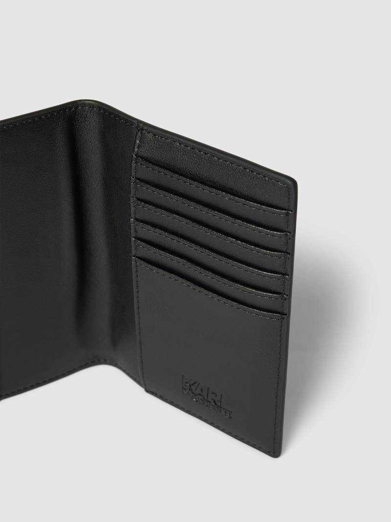 Kartenetui mit Motiv-Print Modell 'k/ikonik 2.0' in schwarz