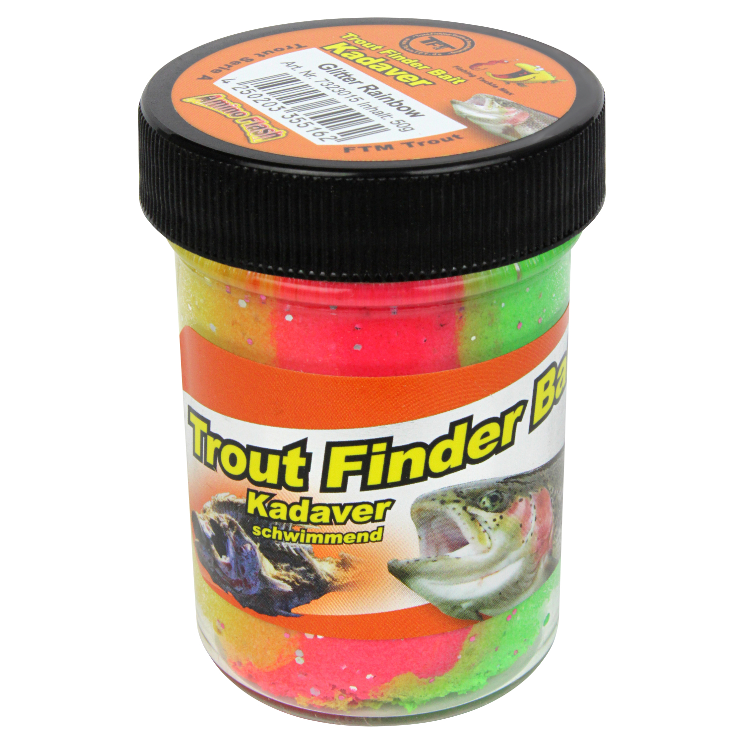 FTM Forellenteig Trout Finder Bait schwimmend (regenbogen, Kadaver)