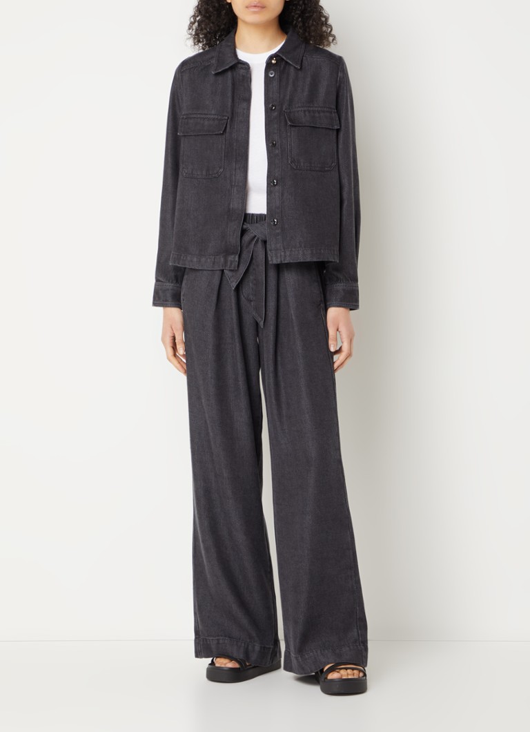Camicia-giacca in lyocell con tasche sul petto di Sessùn Guggen.