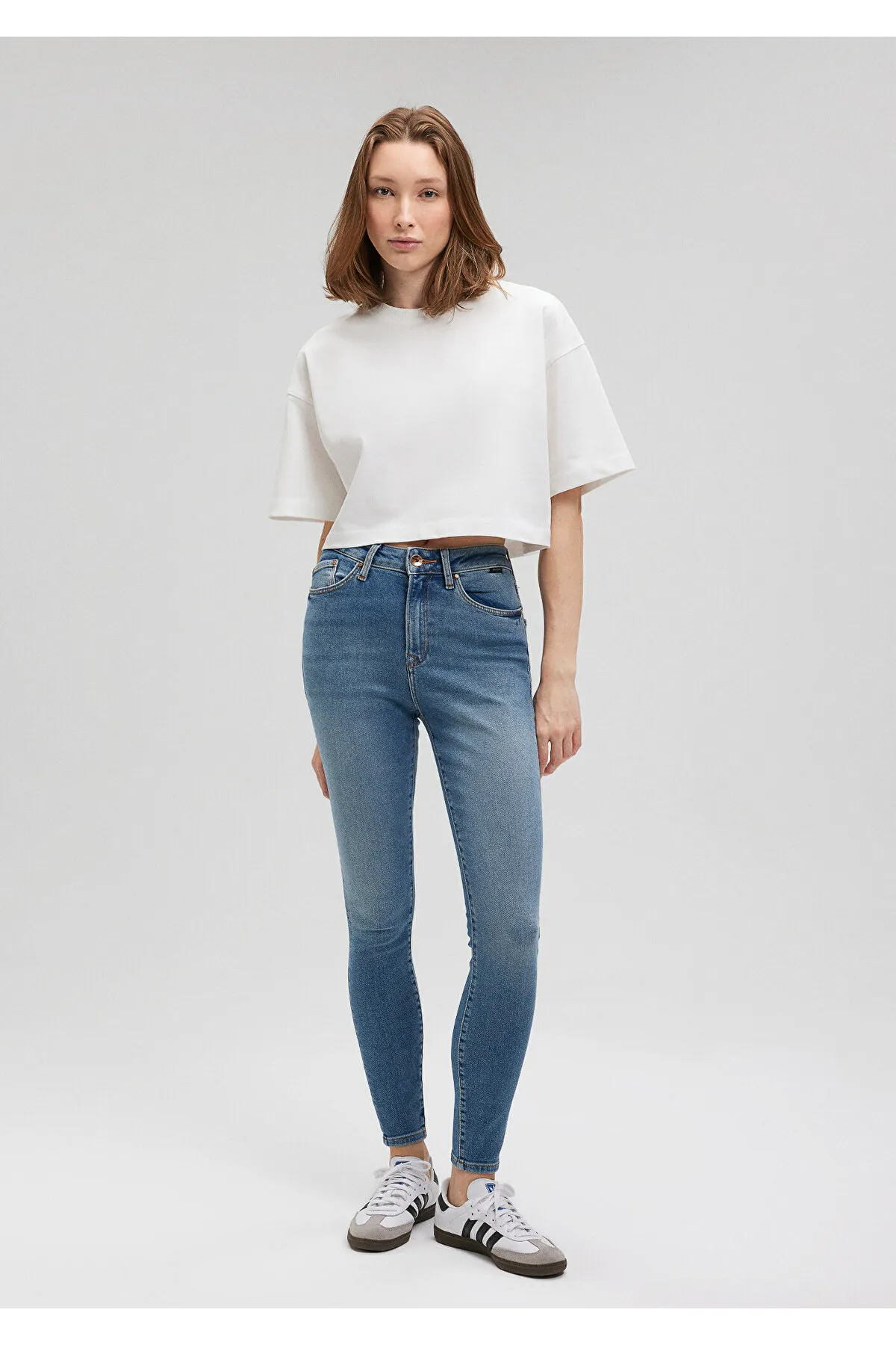 Mavi  Serenay Gold Shape Indigoblaue Jeanshose 100980-30860