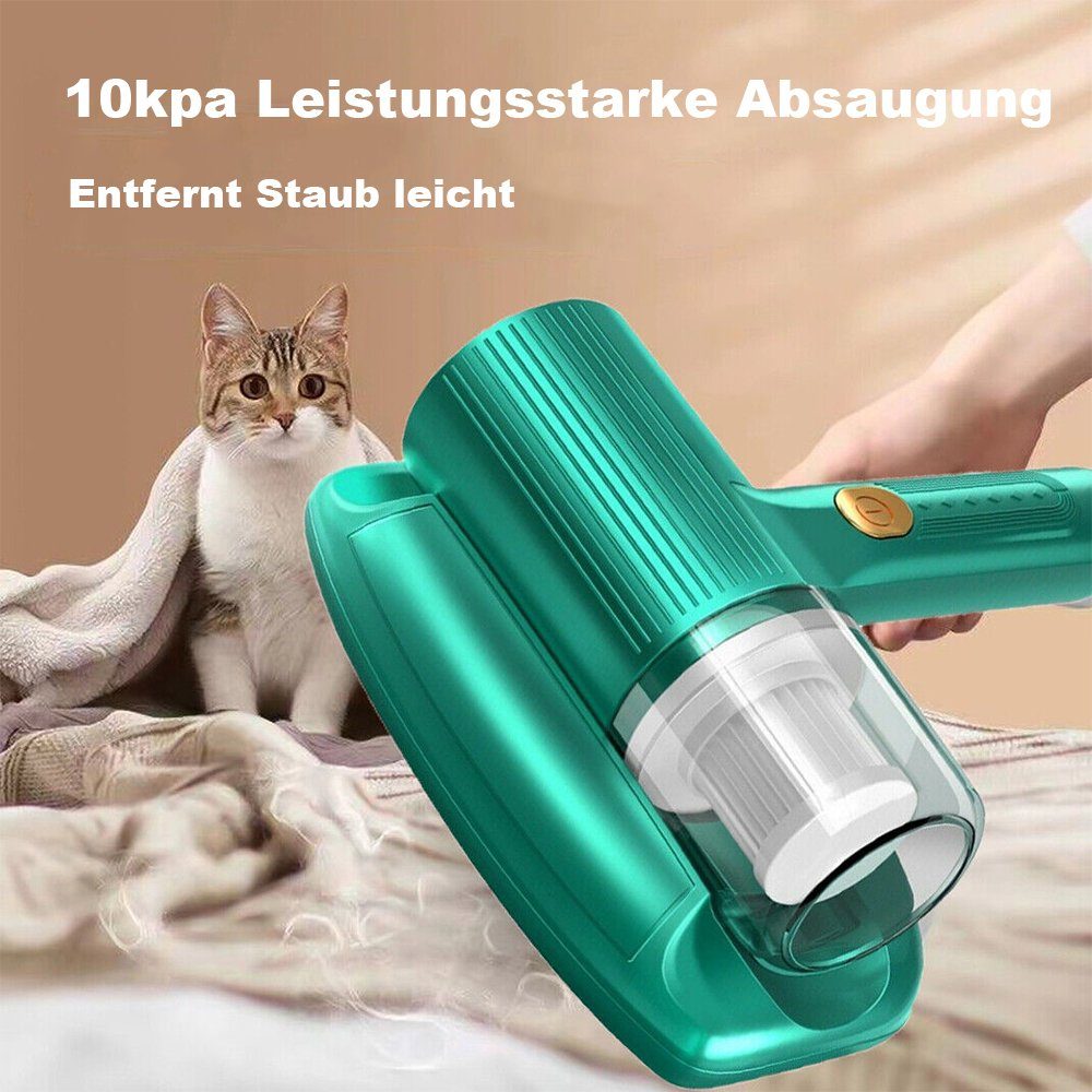 Yoyaxi Matratzenreinigungsgerät Kabelloser Staubsauger und Milbenentferner mit UV-C-Licht, - UV-C-Quarz-UV-Licht zur Abtötung von Milben und Bakterien