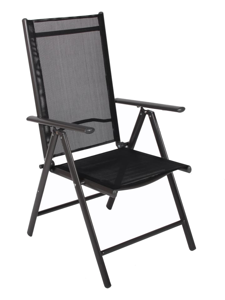 VCM  Aluminium Gartenstuhl Hochlehner Klappstuhl in Anthrazit günstig kaufen onesize