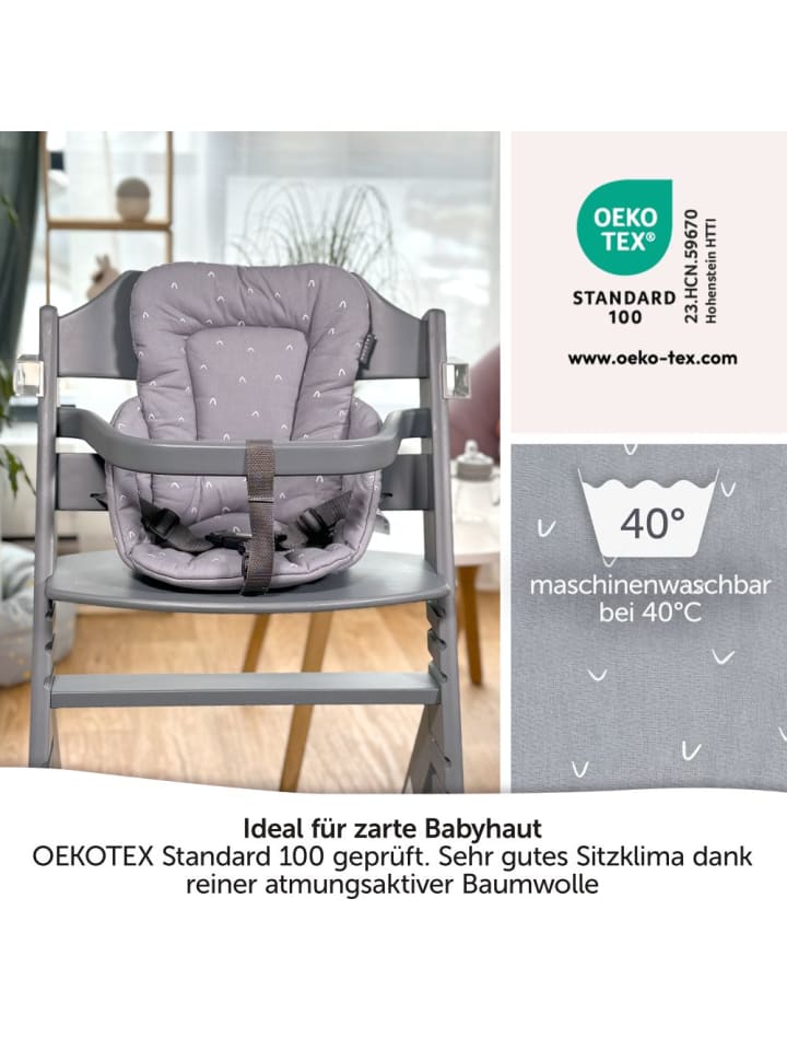 LaLoona Sitzverkleinerer für bebeconfort Timba Hochstuhl - in grau günstig kaufen onesize