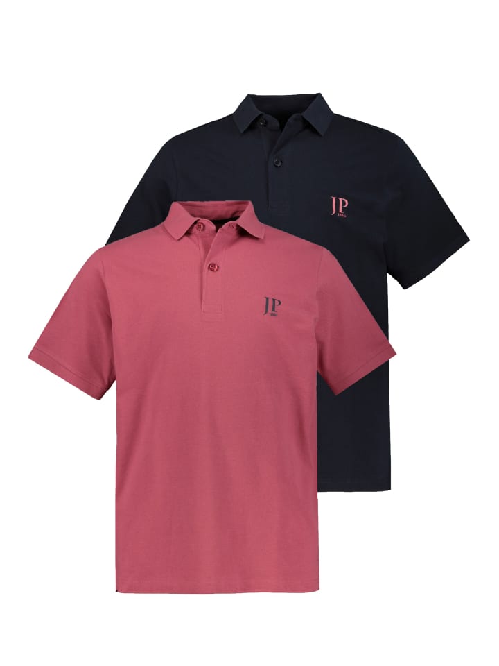 JP1880 Poloshirt in dunkelrosa günstig kaufen