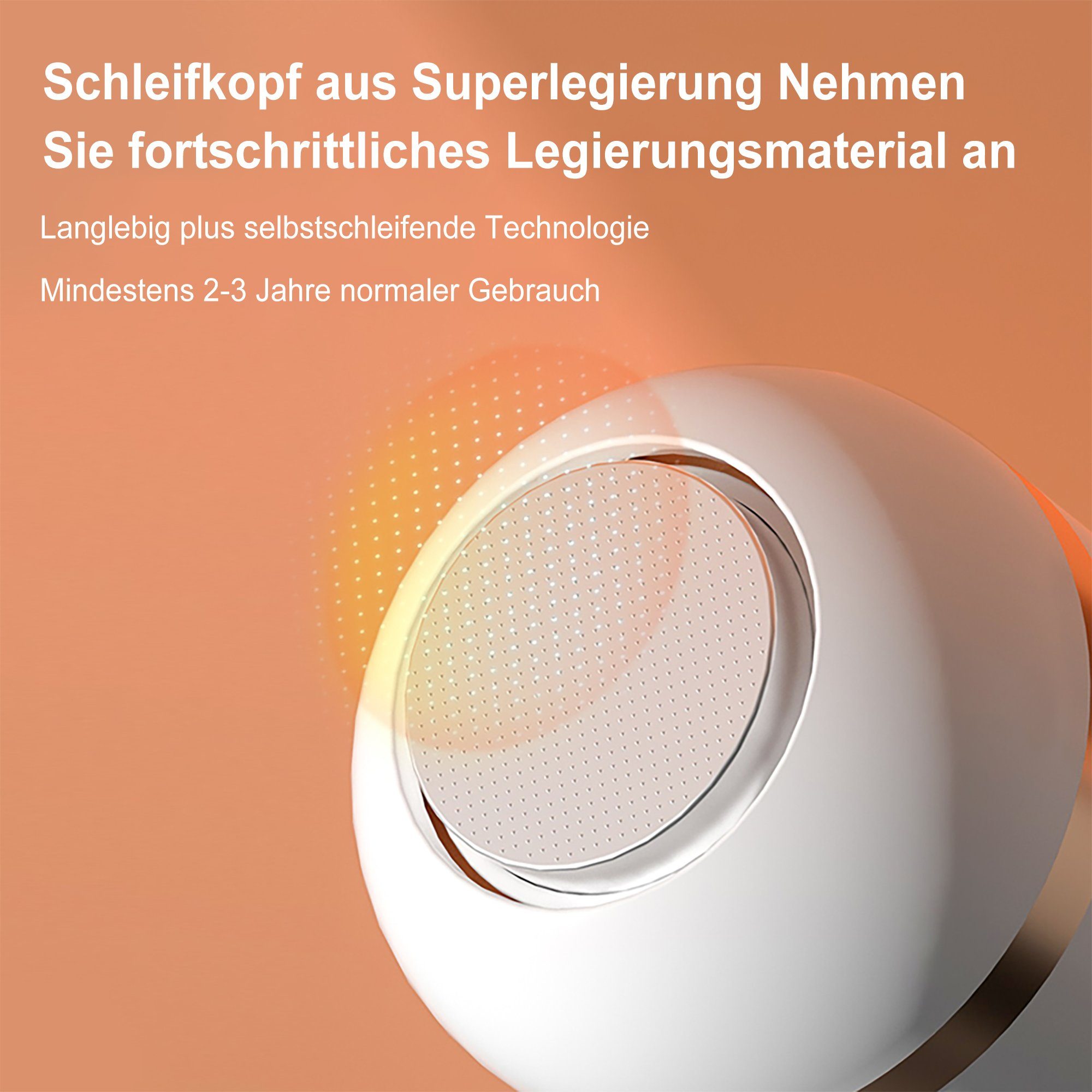 Tisoutec Elektrischer Hornhautentferner Hornhautentferner Elektrisch Testsieger, mit Zwei Gänge einstellbar Hornhaut Entfernen Elektrischer Hornhautentferner Fußpflegegerät Pediküre Set Elektronisch Fußpflege Hornhautfeile Electric Foot File, Stilvol