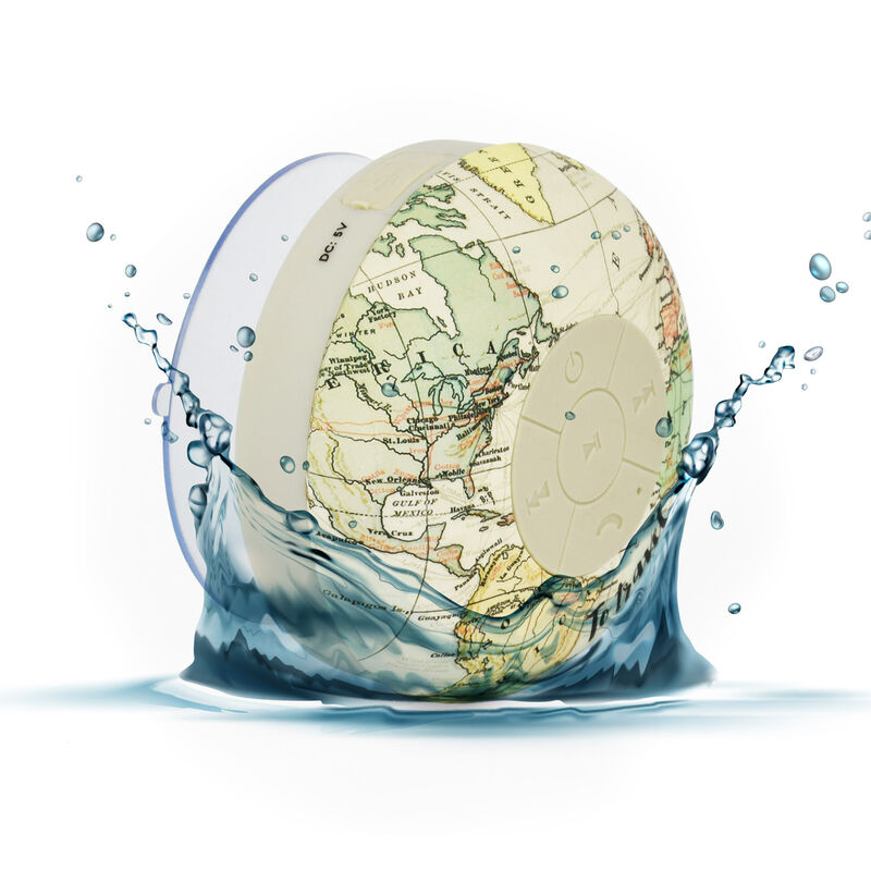 Dispositivo manos libres Bluetooth® resistente al agua con altavoz