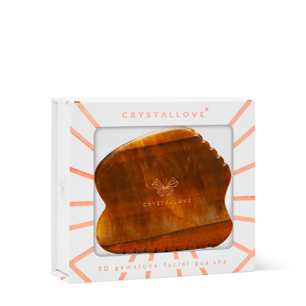 Crystallove Tiger Eye Gua Sha Contour