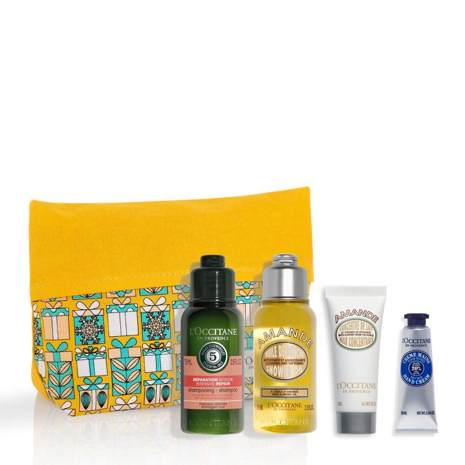 l'occitane Trousse Provençale Coffret Huile de Douche 75 ml + 3 Produits