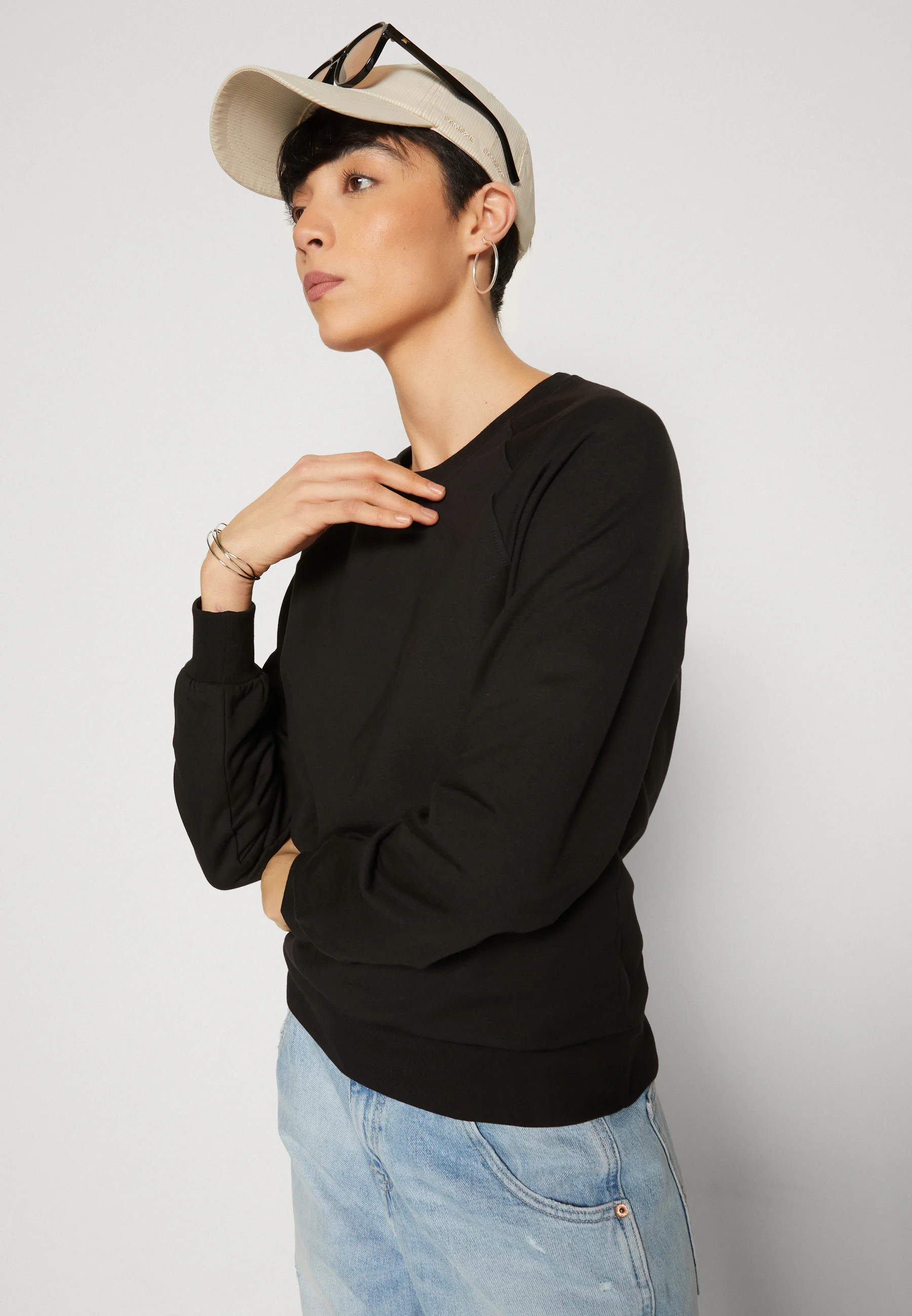 Anna Field SUDADERA BÁSICA DE CUELLO REDONDO Y LIMPIA - Sudadera