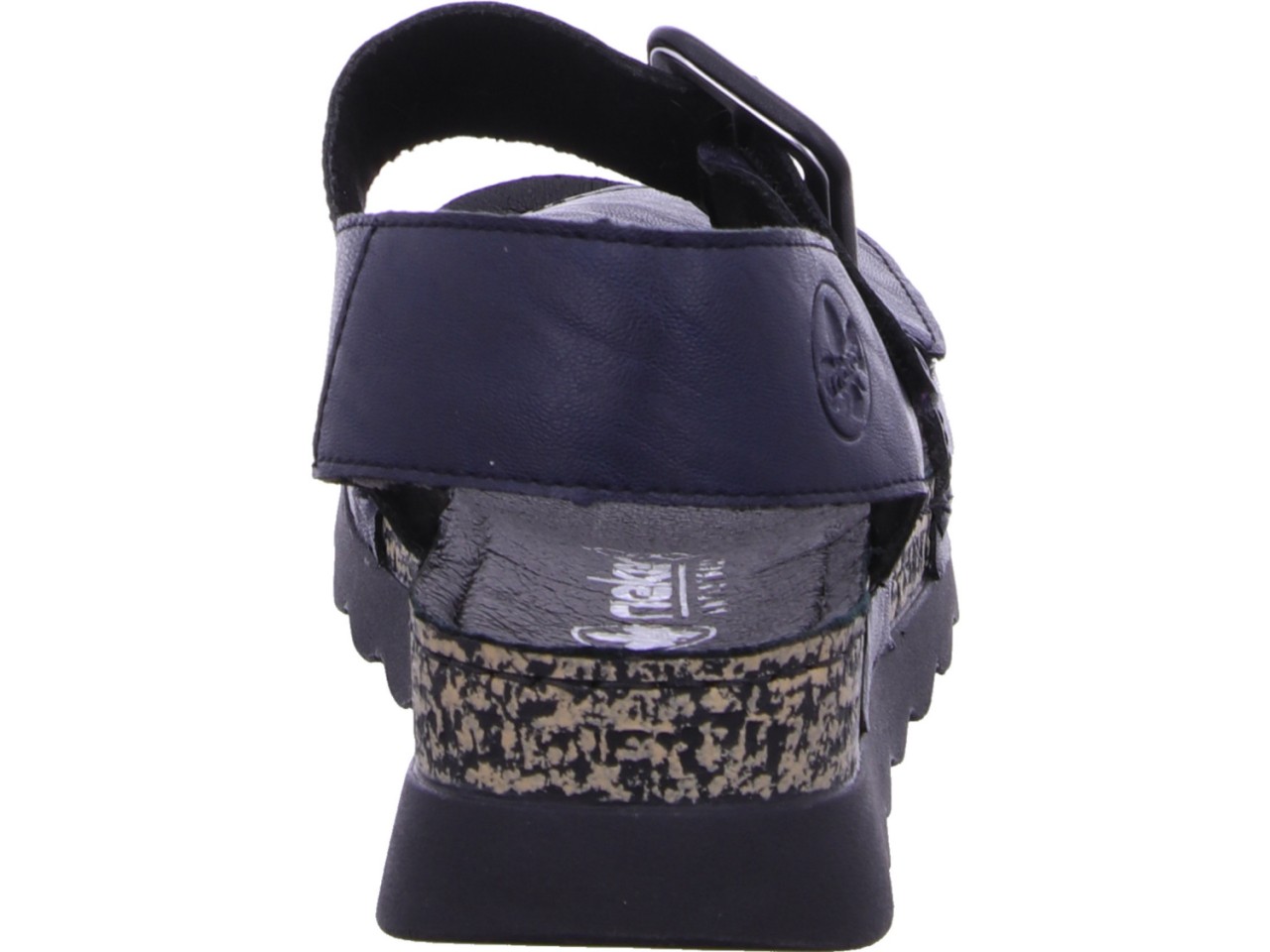 RIEKER Klassische Sandalen blau