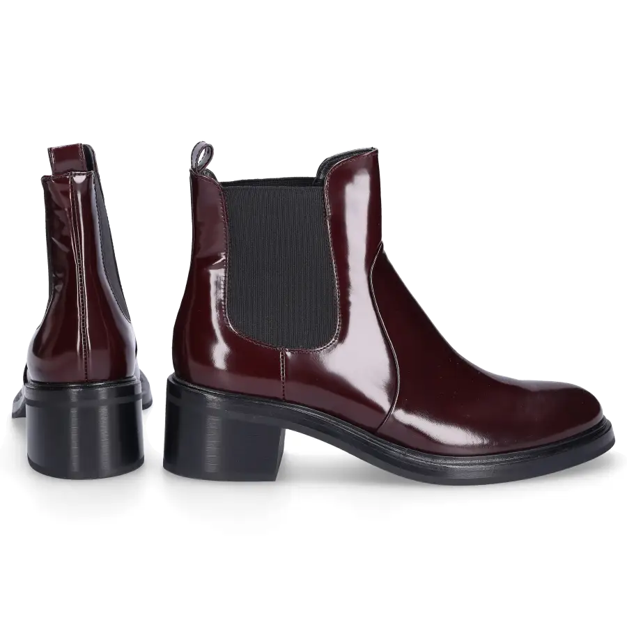 AGL Attilio Giusti Leombruni - Chelsea Boots D764502 Lackleder - rot