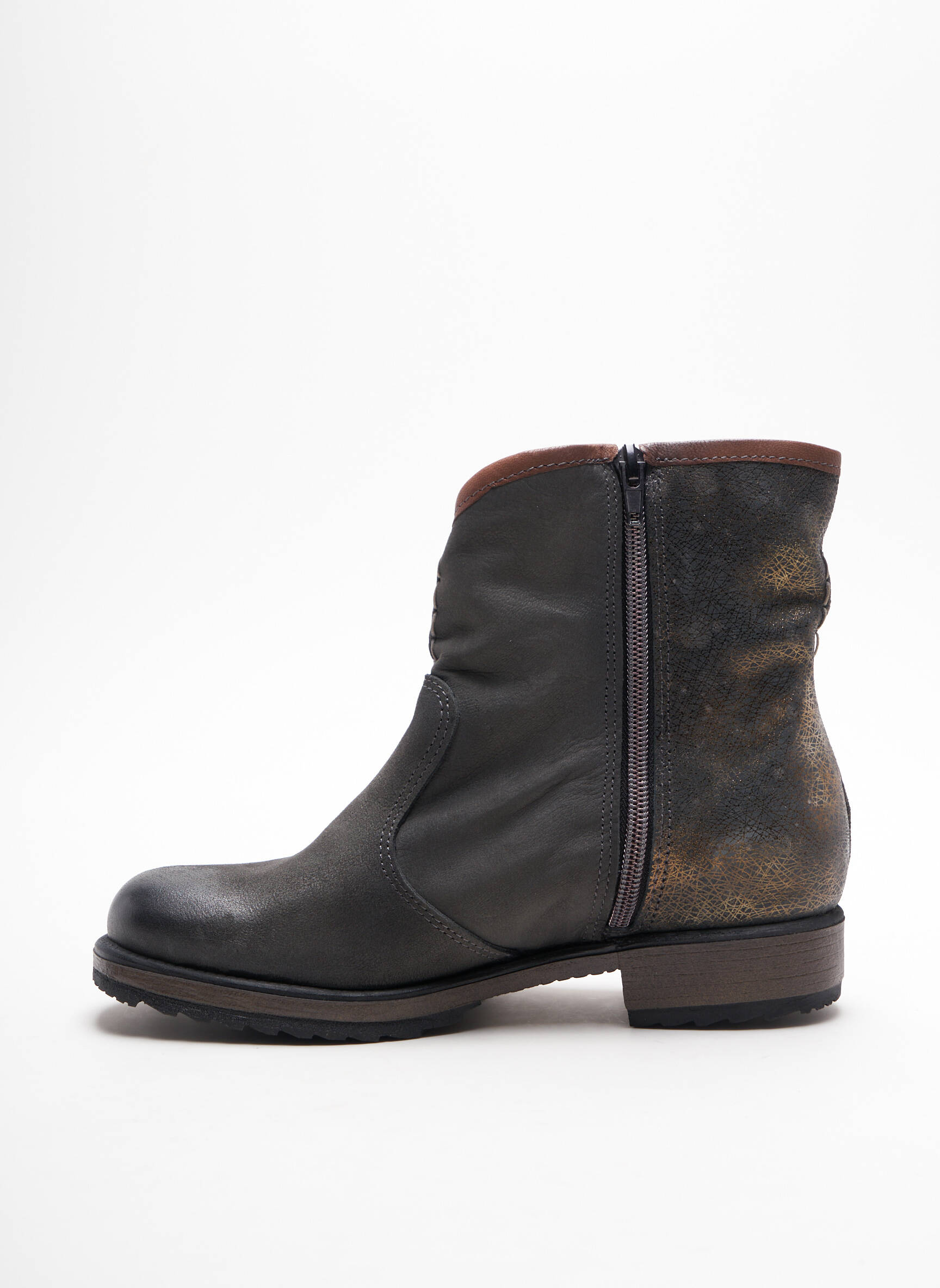 Bunker Bottines Femme couleur gris