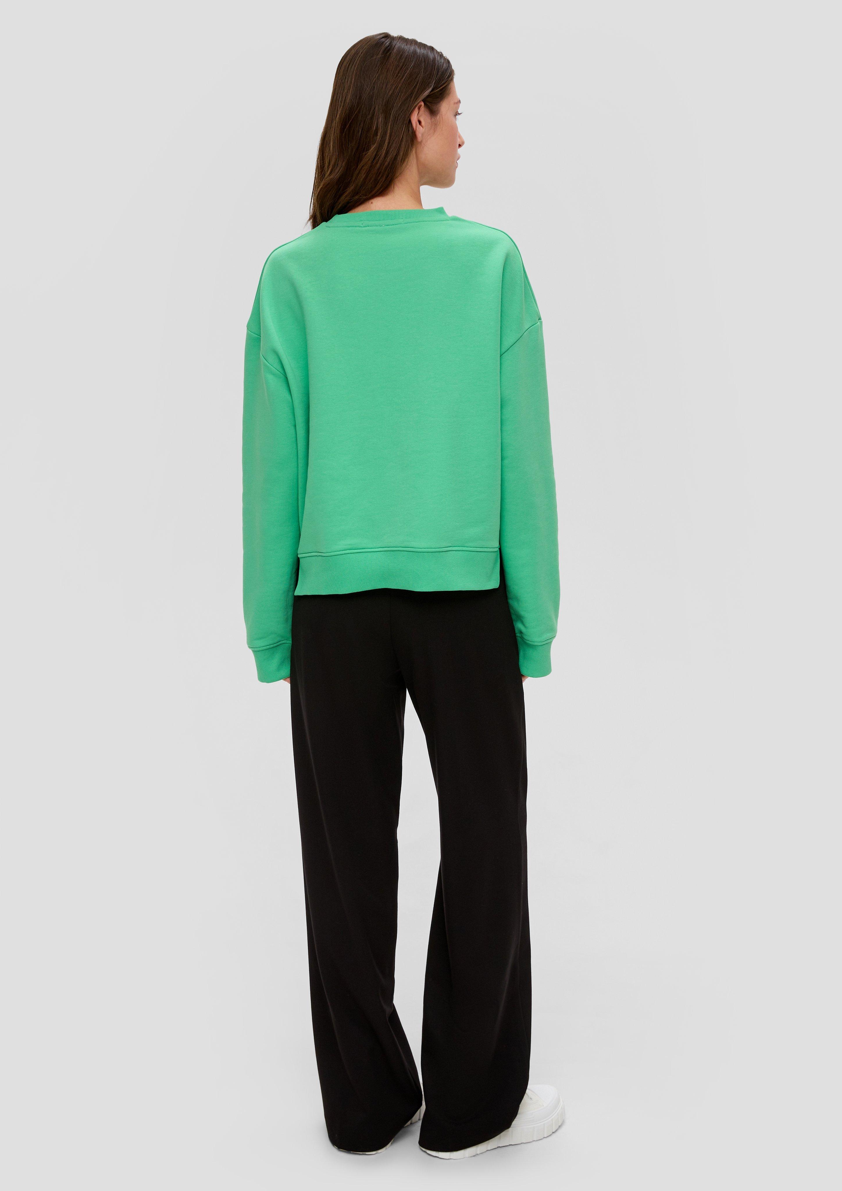 Sweatshirt mit seitlich offenem Saum  2138469-7306