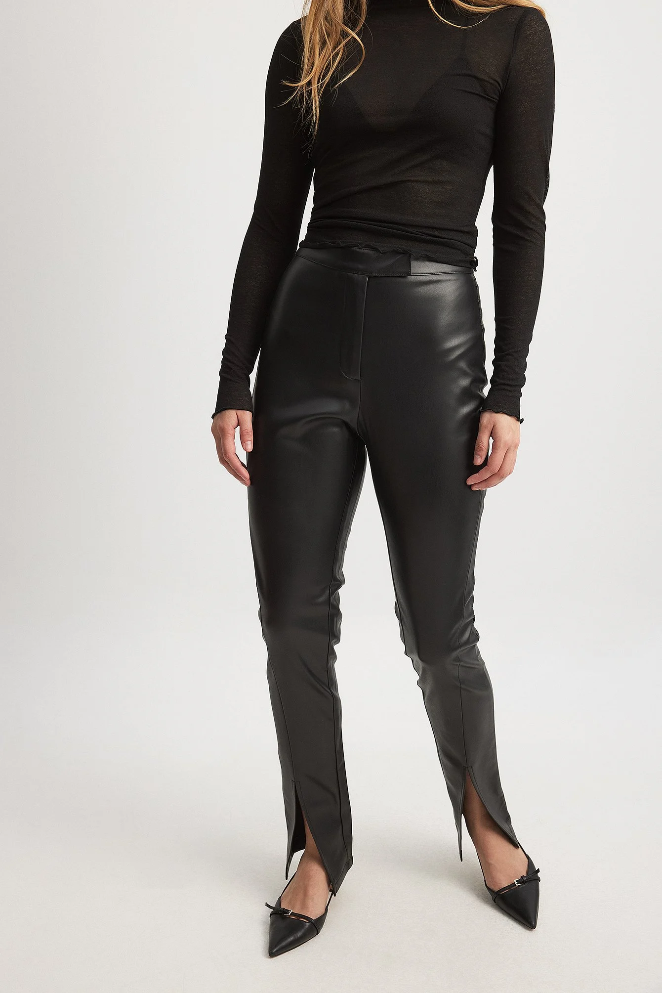 PU-Hose mit Schlitz vorne