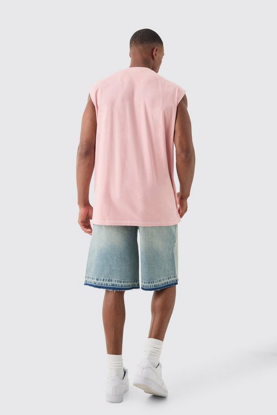 Oversize Kontrast-Tanktop