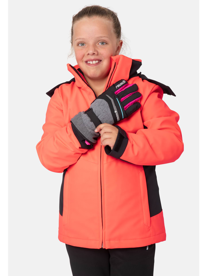 Reusch Fingerhandschuh Bolt GTX Junior in blck/blck melang/pink glo günstig kaufen