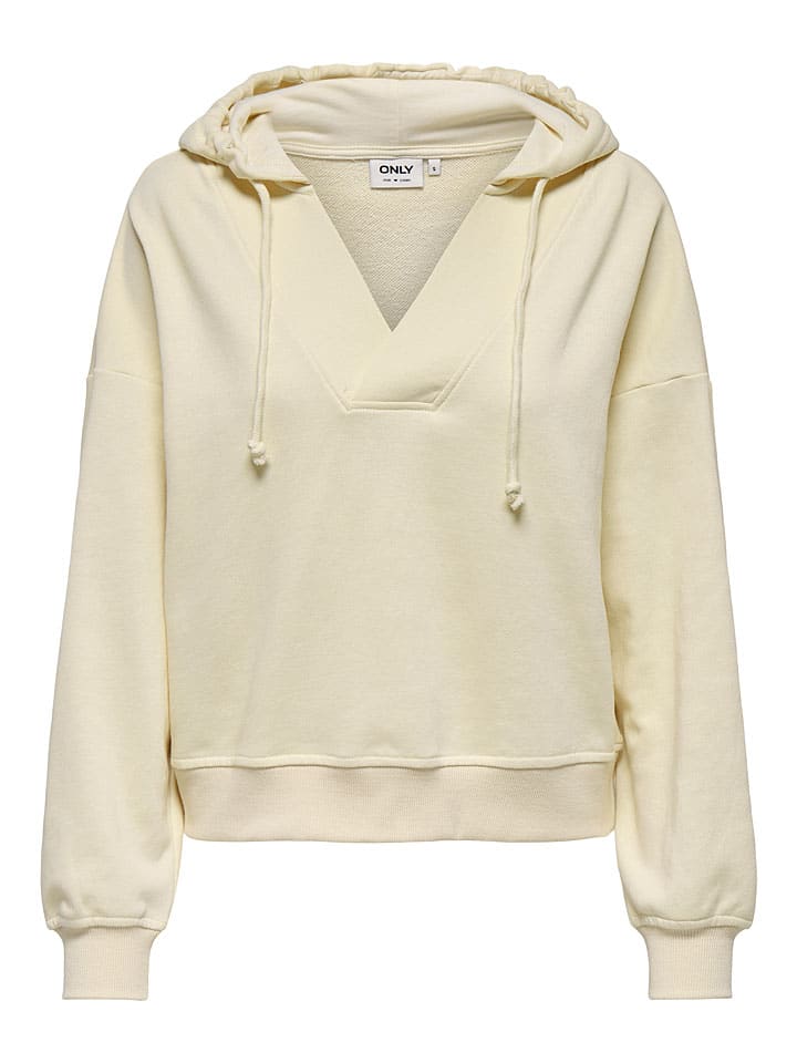 ONLY Hoodie in Beige günstig kaufen