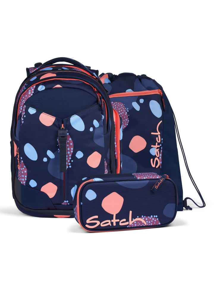 Satch Match Schulranzen-Set 3-teilig in coral reef günstig kaufen onesize
