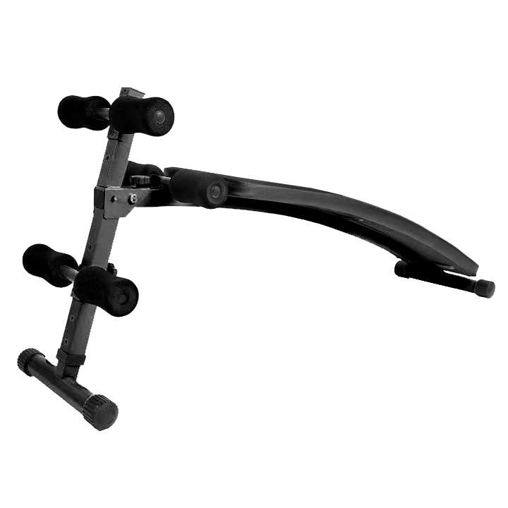 SPORTINATOR Sit Up verstellbare Trainingsbank schwarz