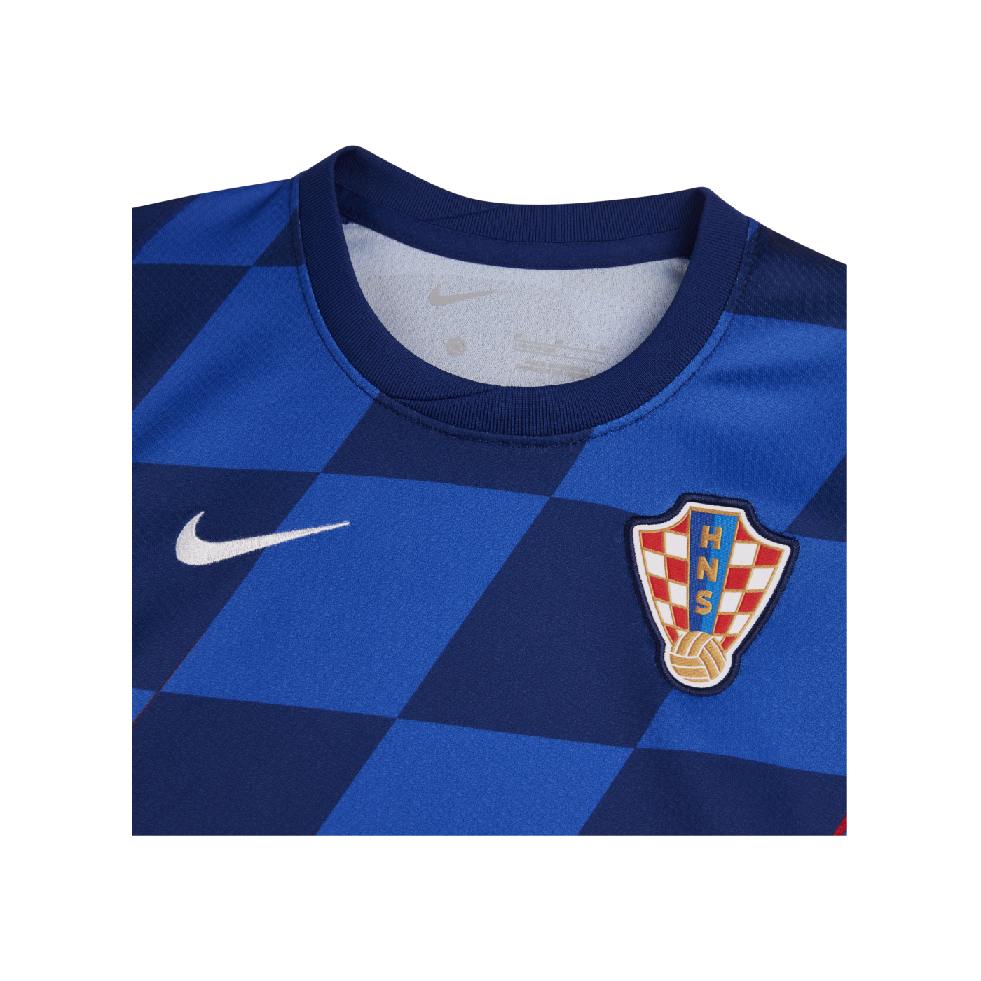 Nike Kroatien Trikot Away EM 2024 Kids Blau Weiss F405