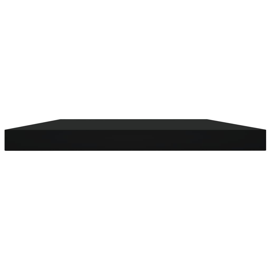 vidaXL Bücherregal Bücherregal-Bretter 4 Stk. Schwarz 60x10x1,5 cm Holzwerkstoff, 4-tlg.