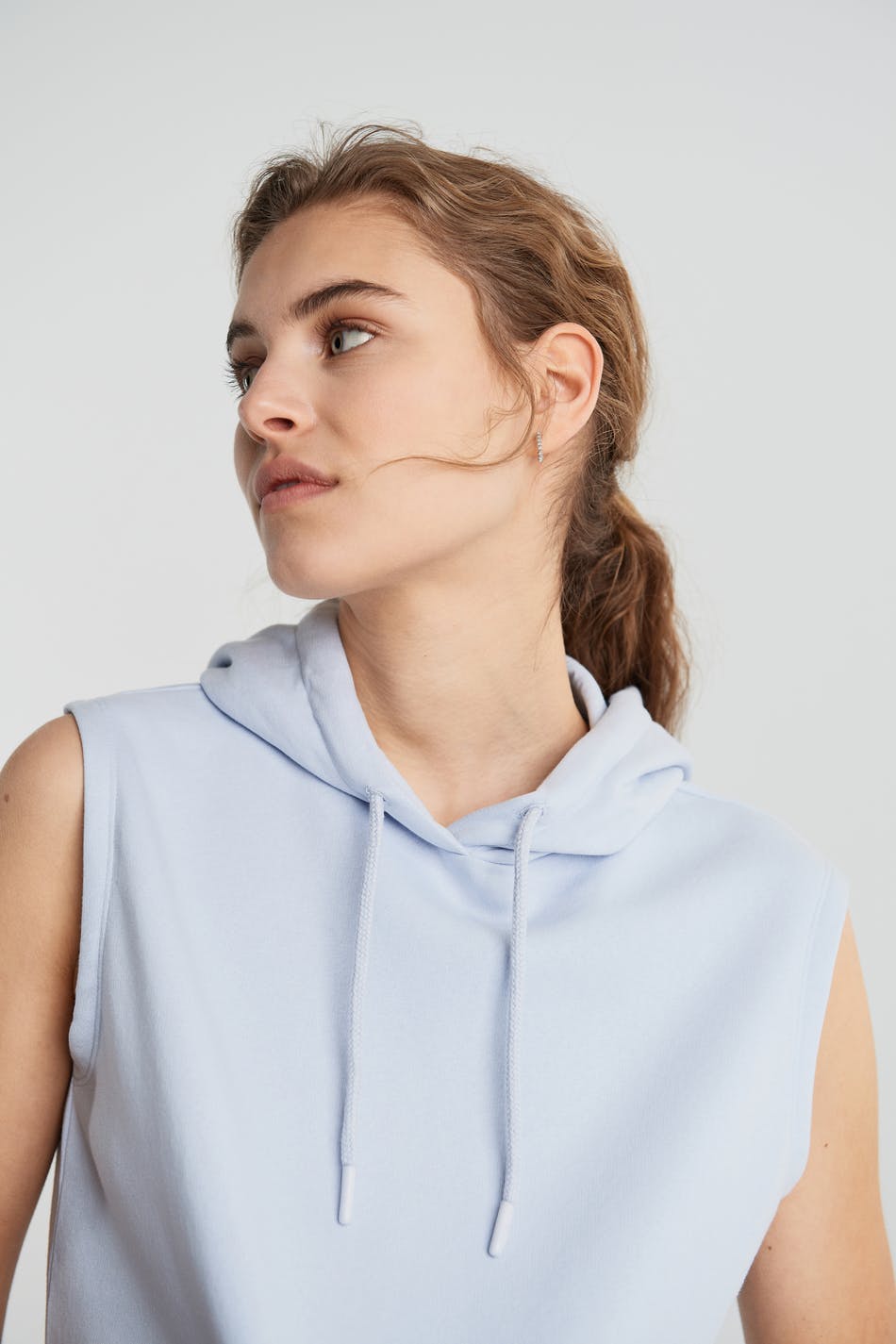 Gia sleeveless hoodie