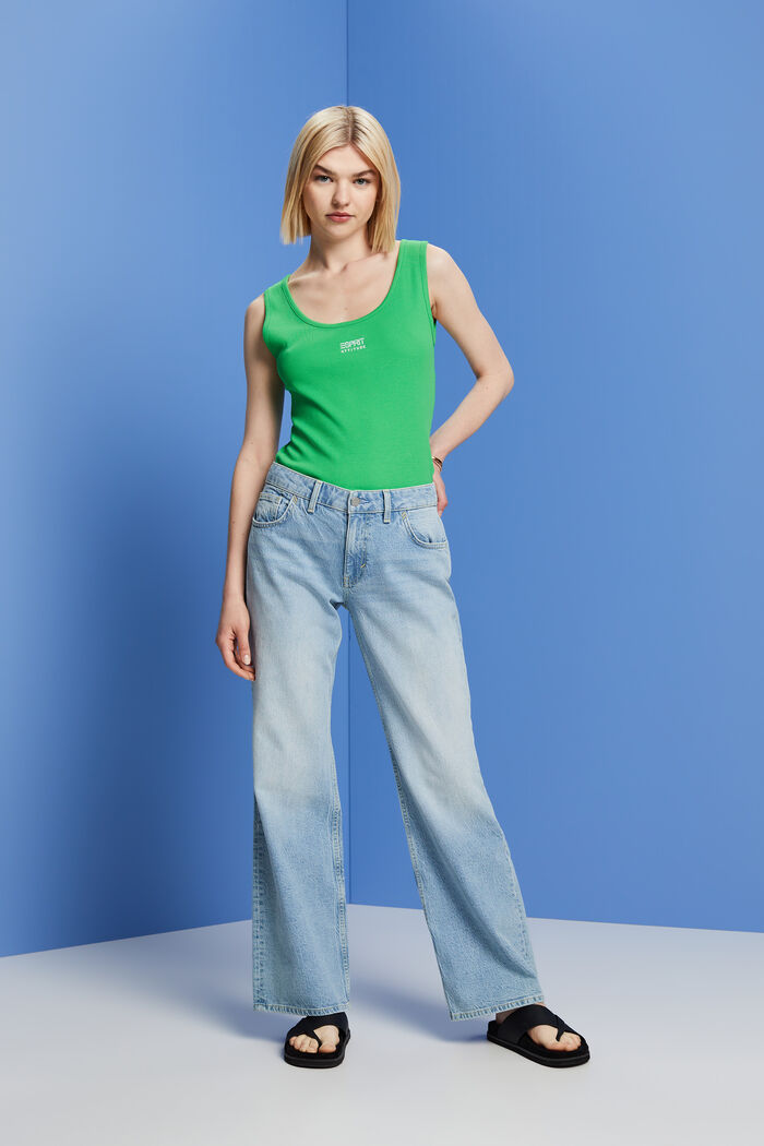 Ausgestellte Retro-Jeans