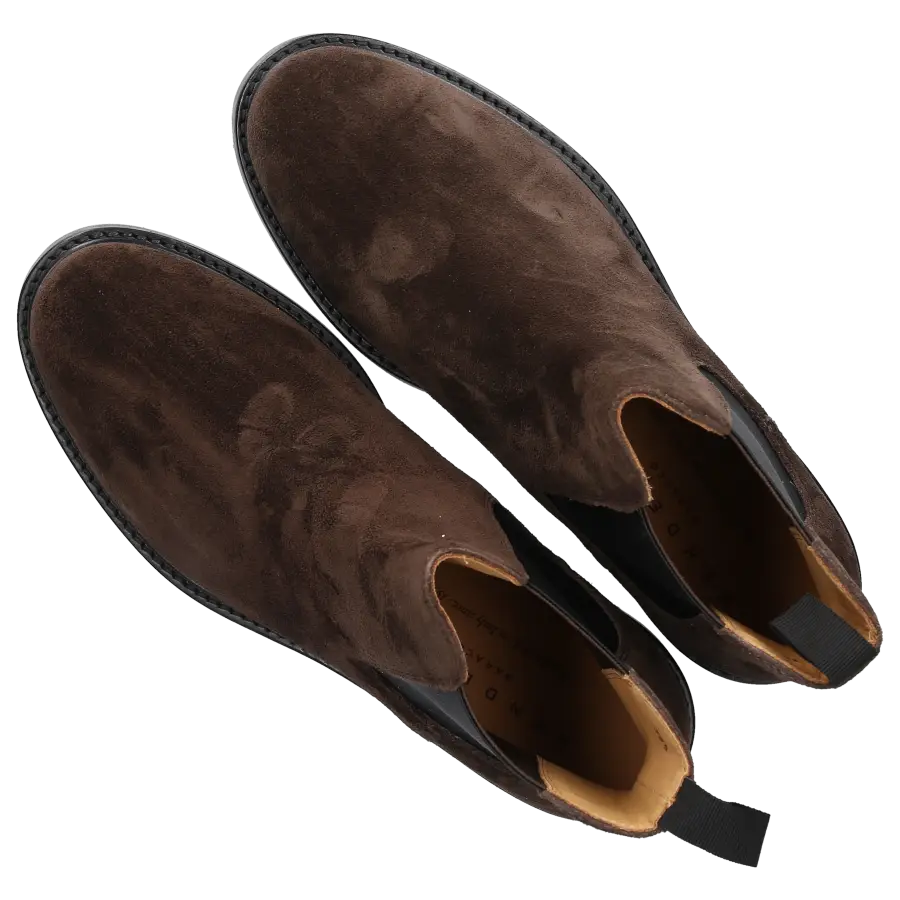 Henderson - Chelsea Boots BECKY Veloursleder - braun