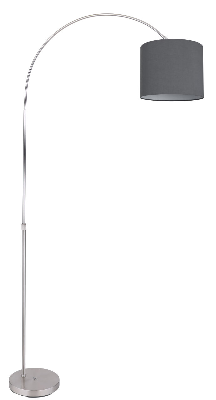 Globo Lighting - SANNA - Stehleuchte Metall Nickel matt, 1x E27