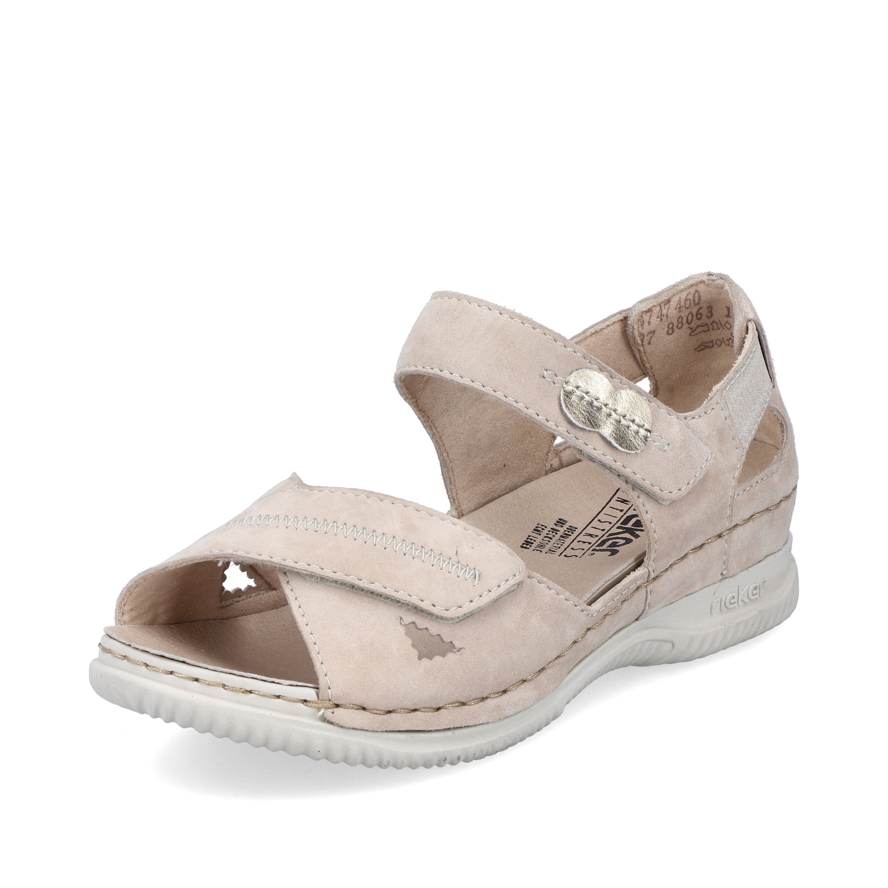 Rieker Damen Riemchensandalen hellbeige