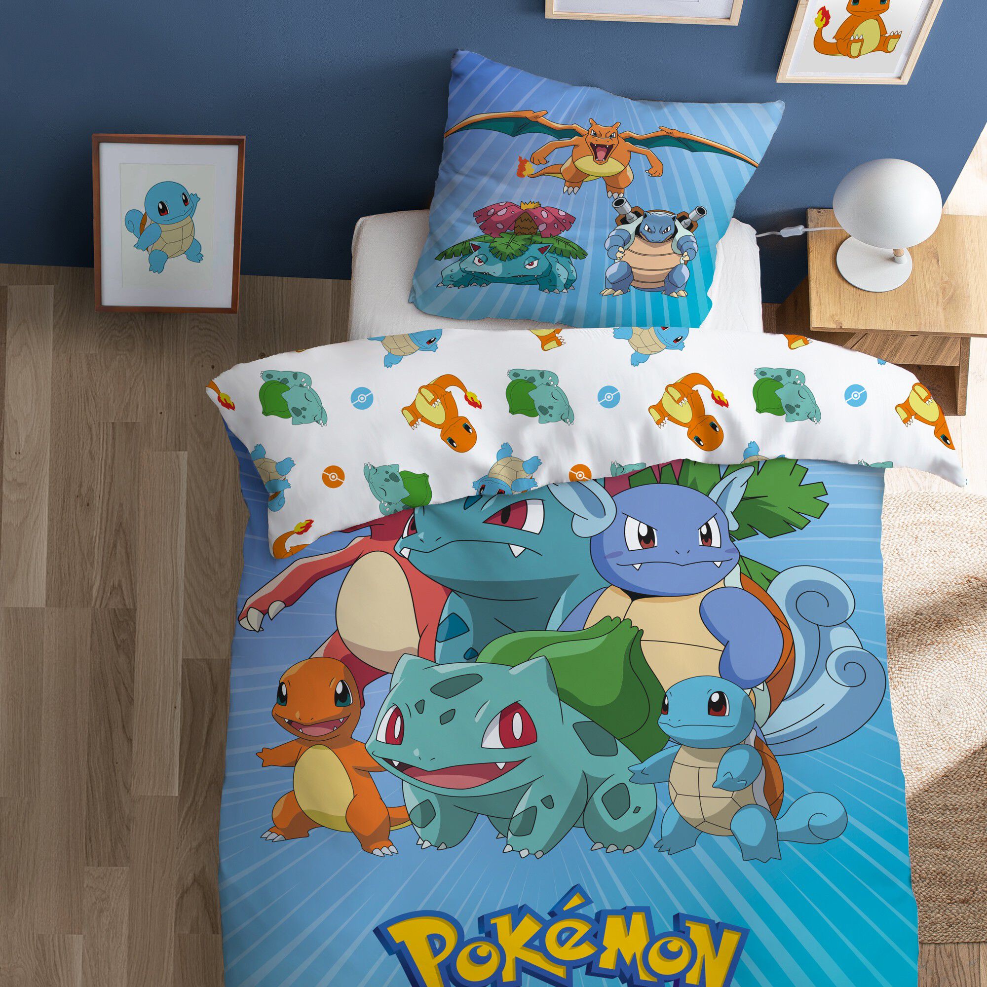 Parure de lit Team Pokémon