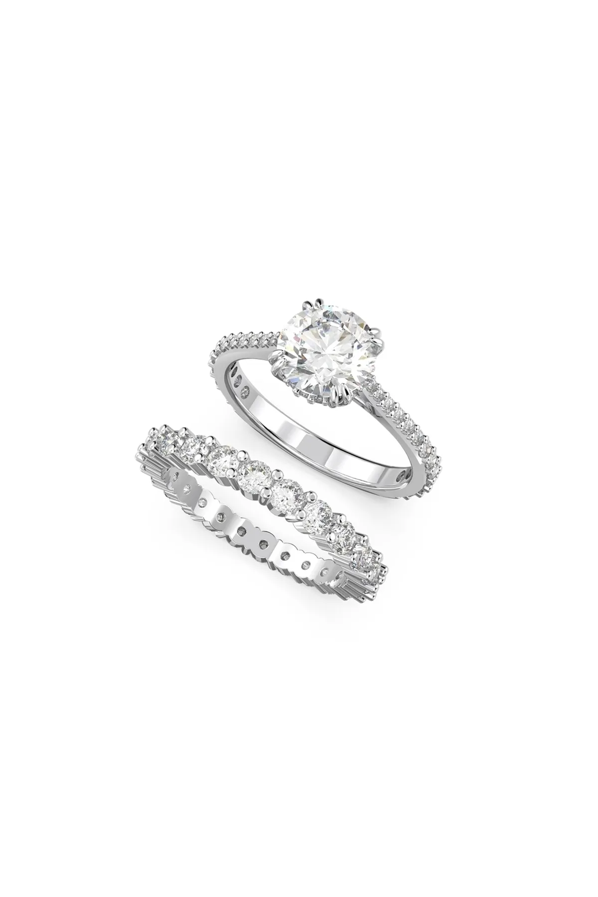 Swarovski  Constella Silberfarbenes Ringset 5649215