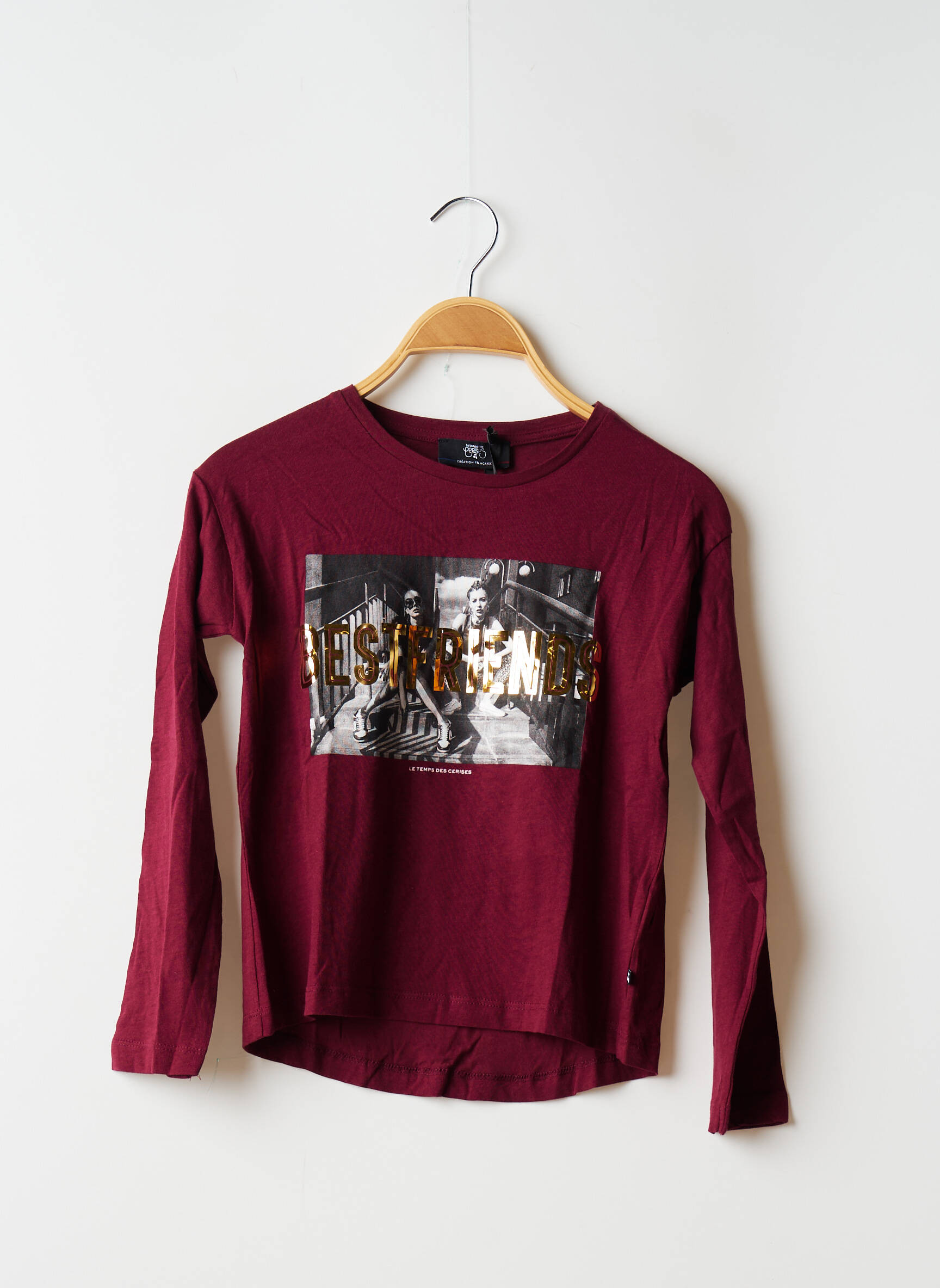 Le Temps Des Cerises Tshirts Fille couleur rouge
