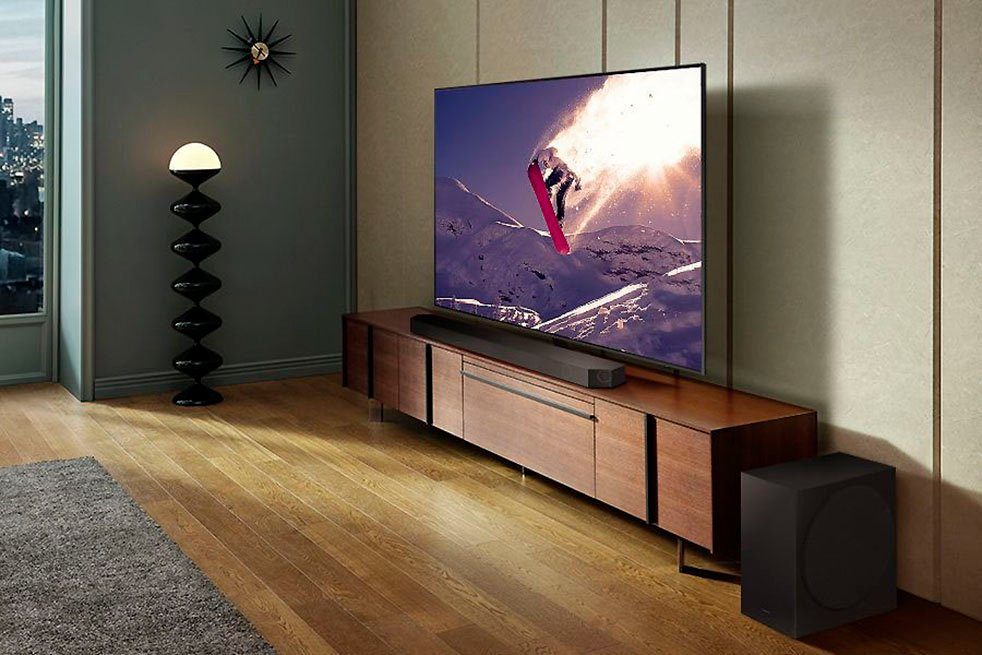 Samsung HW-Q810GC Soundbar (360 W, 5.1.2-Kanal Sound System, Kabelloses Dolby Atmos & DTS:X)