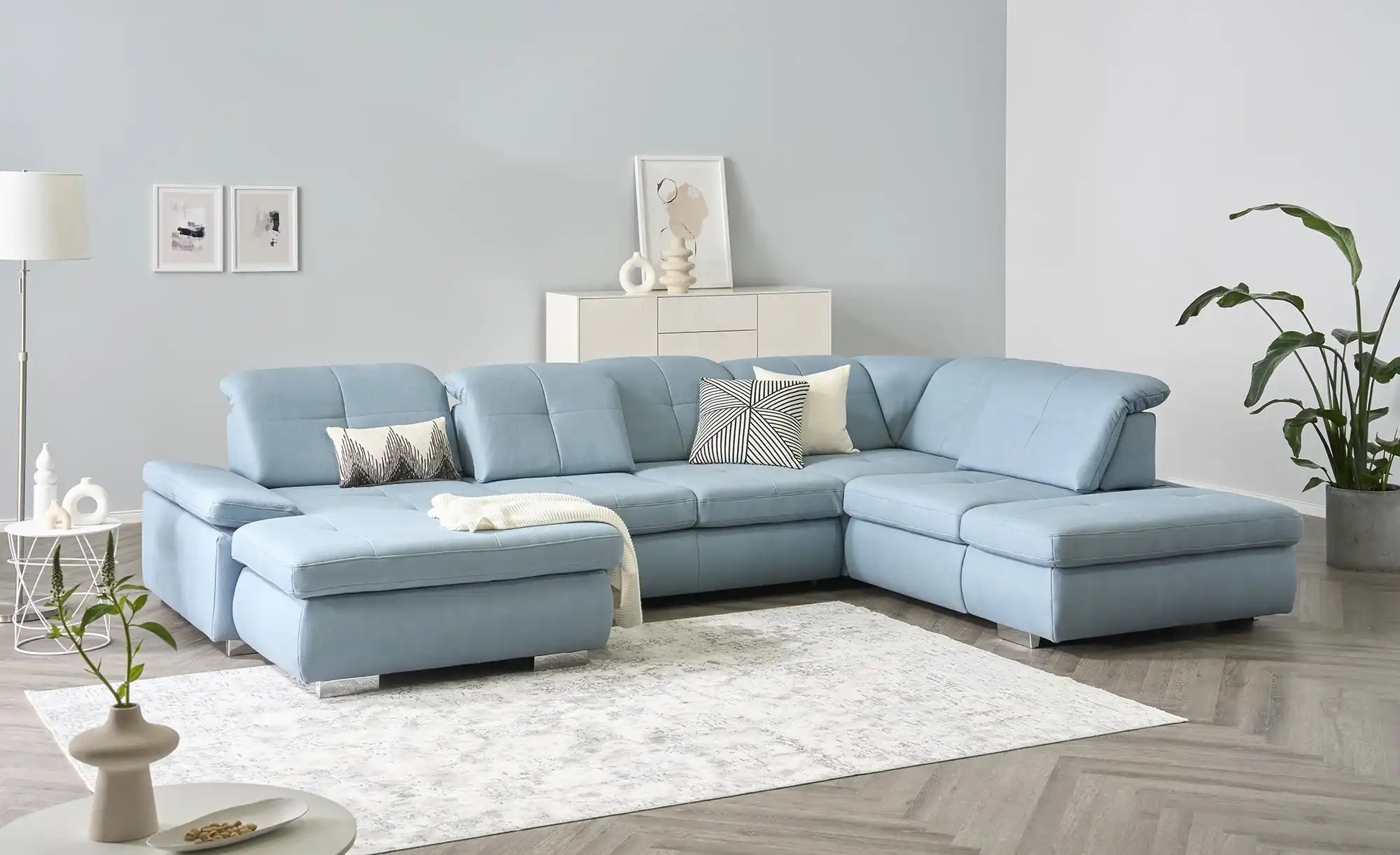 Kollektion Kraft Wohnlandschaft aus Mikrofaser Affair