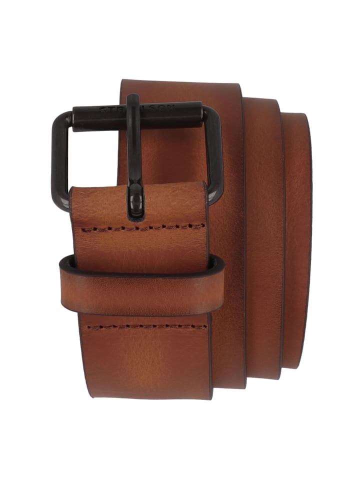 Strellson Gürtel Leder in cognac günstig kaufen 95 cm