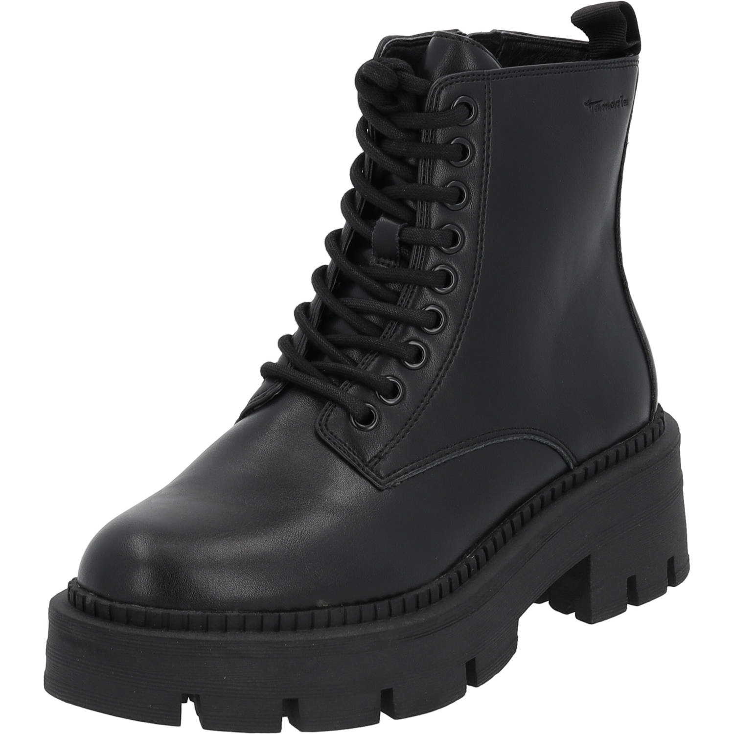 Tamaris 25286, Schnürstiefeletten, Damen, Schwarz