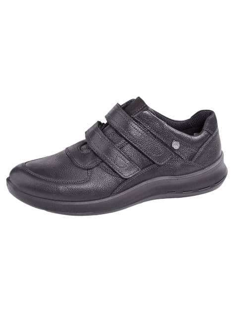 Klettslipper mit dezentem Markenlogo.