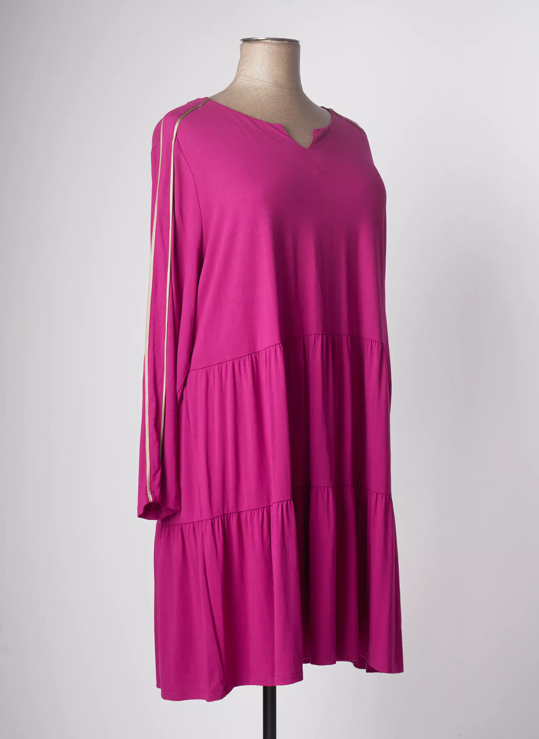 Maloka Robes Mi Longues Femme couleur rose