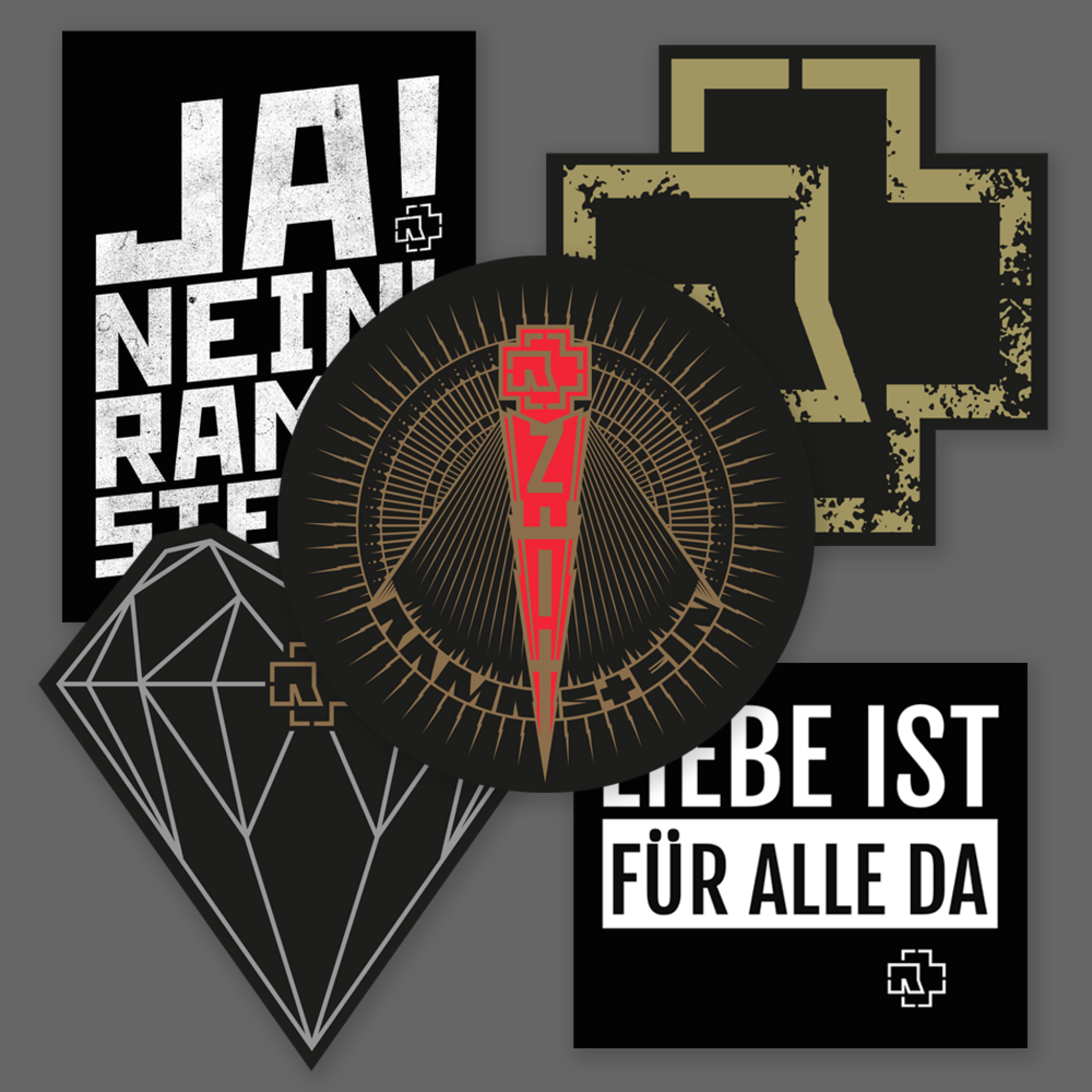 Aufkleberset ”Zeig mir deins”