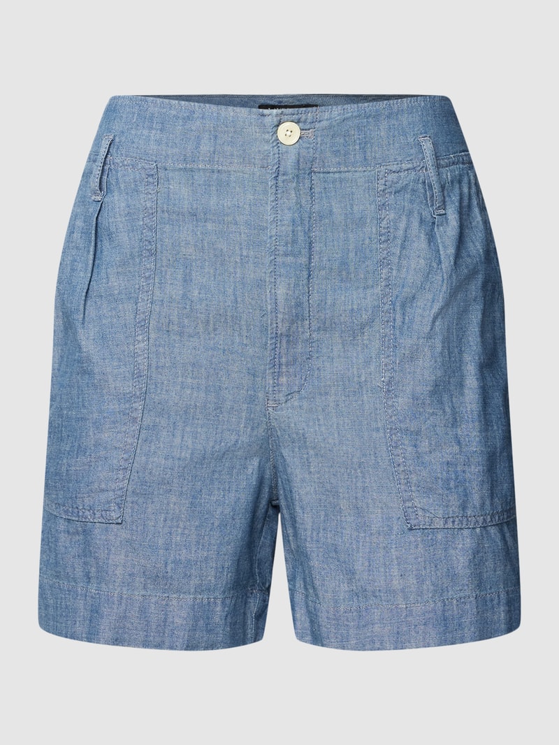 Shorts mit Eingrifftaschen Modell 'DAVIANA' in jeans
