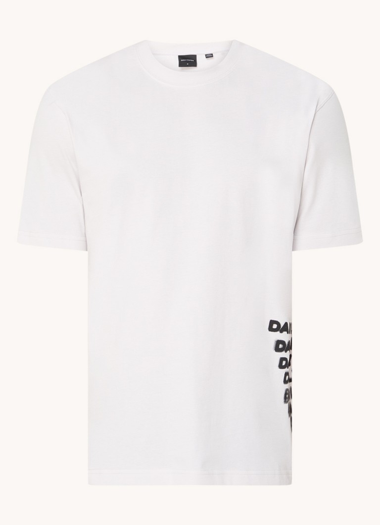 Tricou cu imprimeul „Daily Newspaper Overload”