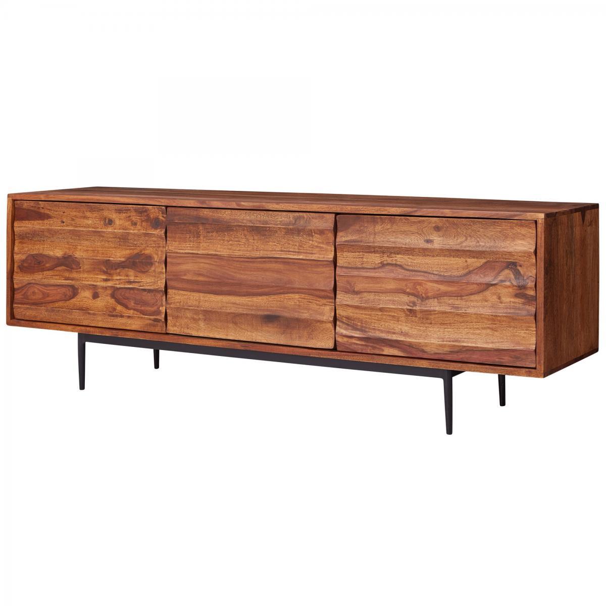 Wohnling HiFi Lowboard Sheesham 147x50x38cm