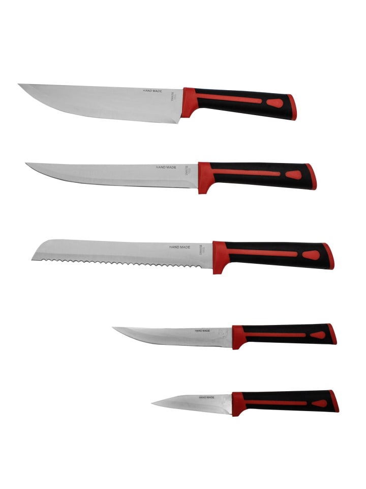 Steuber Messer-Set in rot-schwarz günstig kaufen onesize