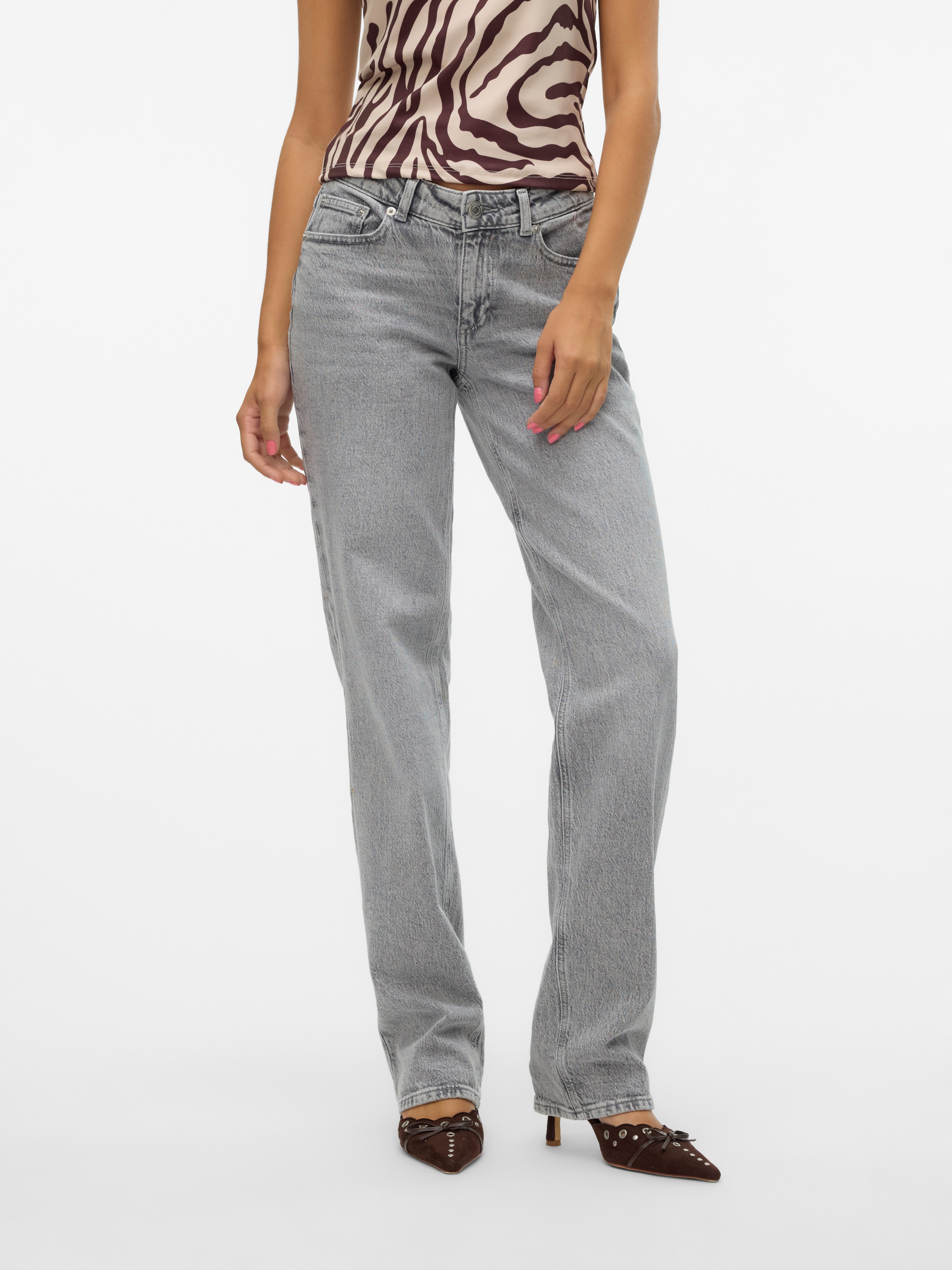 VMJADA Mid Rise Gerade geschnitten Jeans