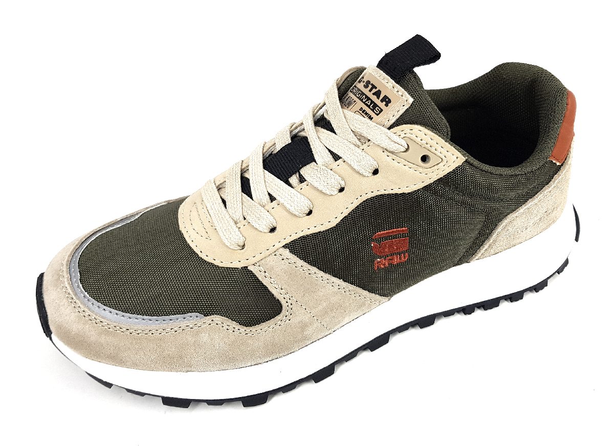 G-Star THEQ RUN CTR M 2212-004514 Grün 9626 olive/sand