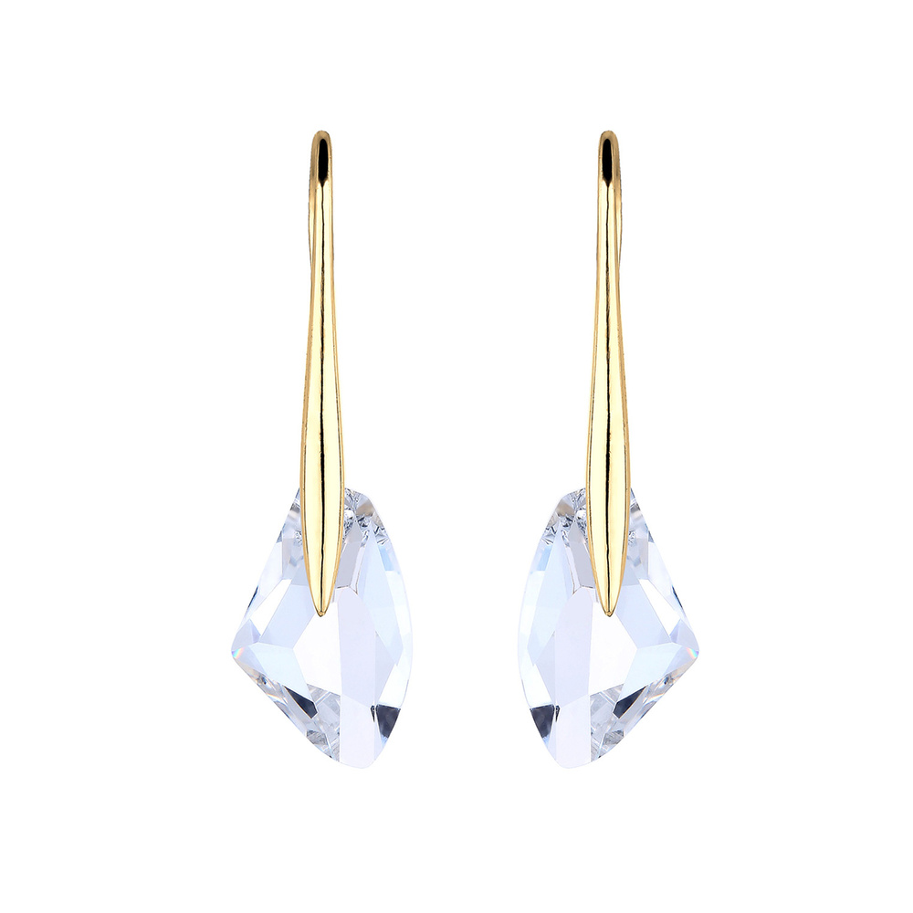 Elli Elli Boucles d'Oreilles Goutte Noble Trend avec Cristaux Boucles d'Oreilles Femme Boucles d'oreilles