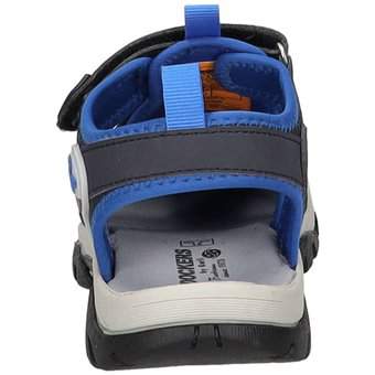 Dockers Flat Sandale in blau